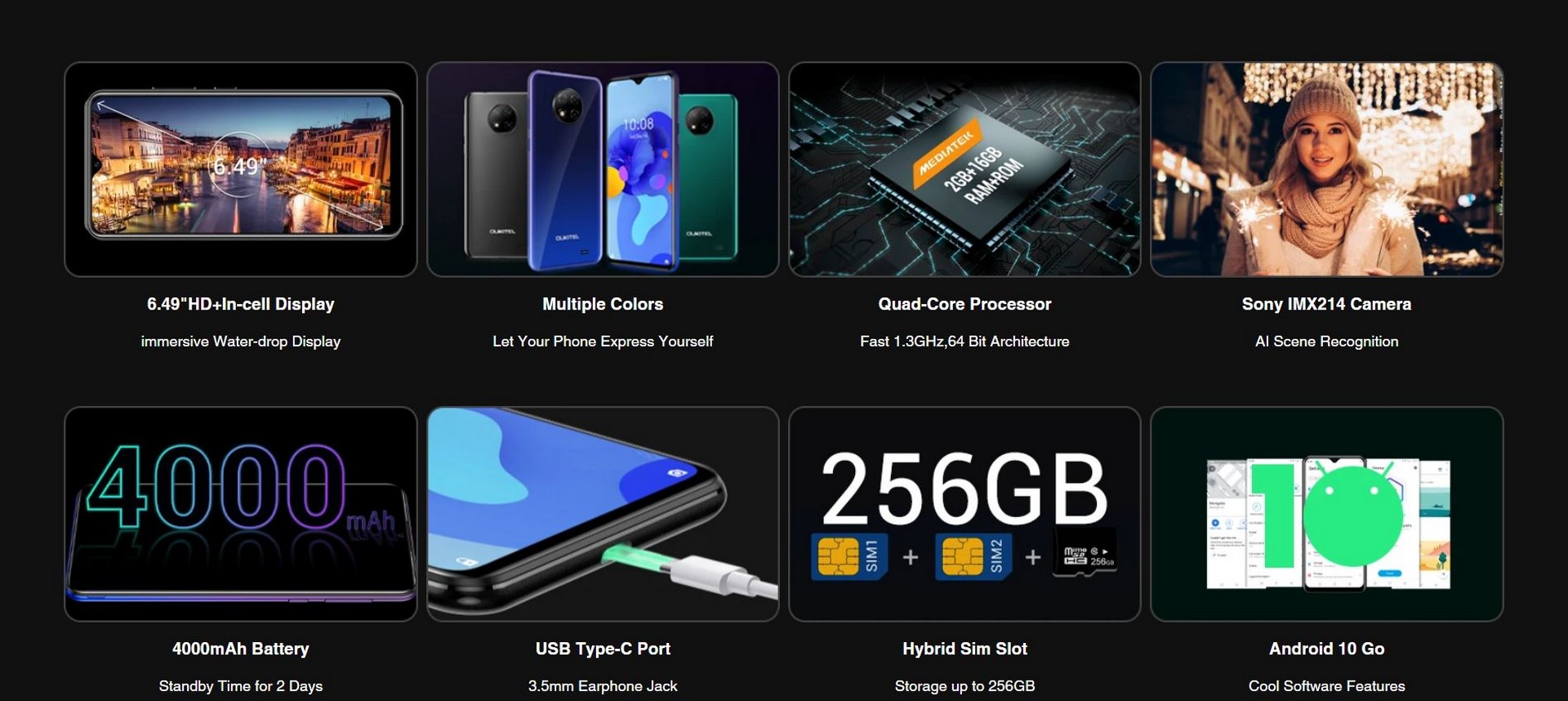 Oukitel C19 - преимущества