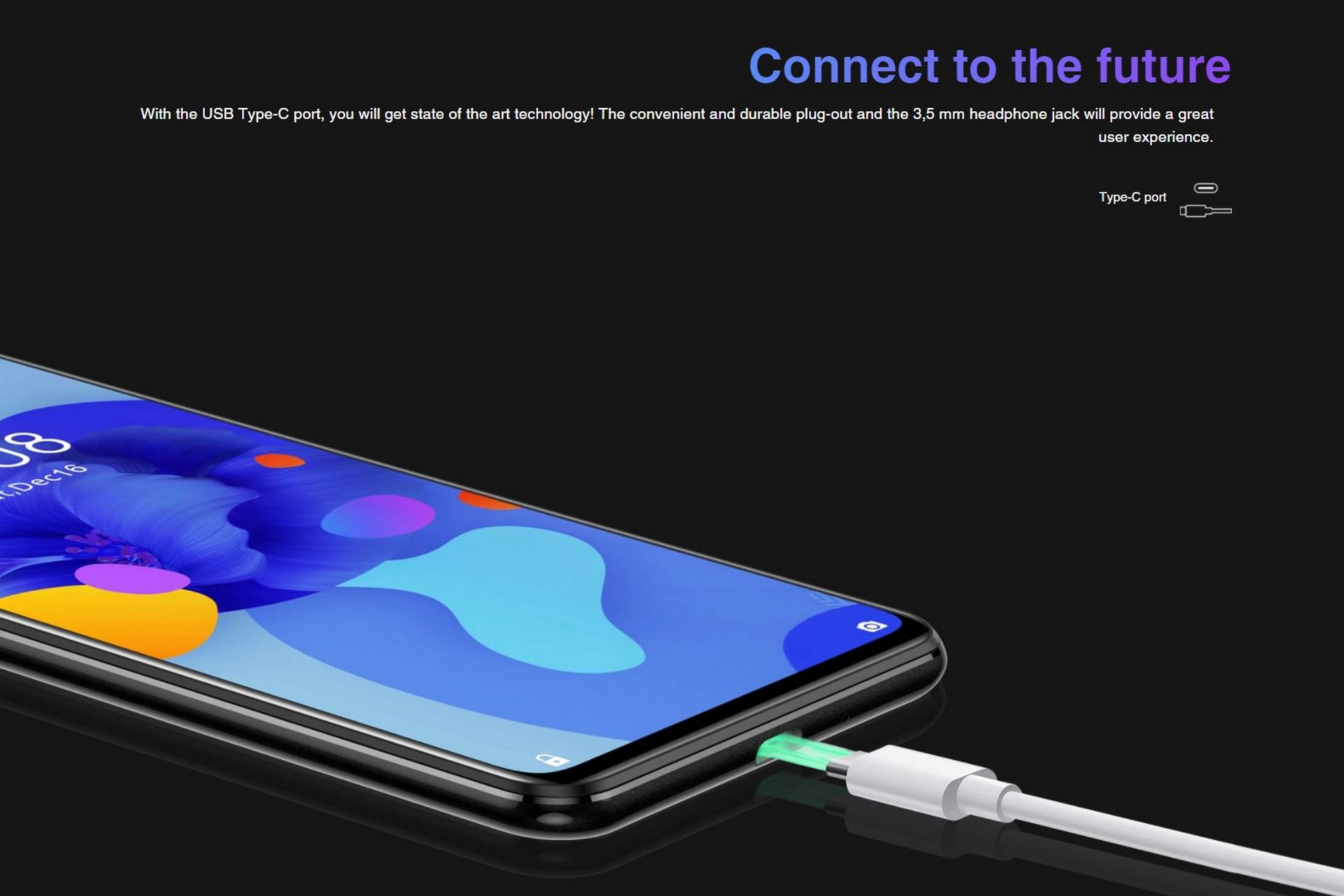 Oukitel C19 - USB Type-C