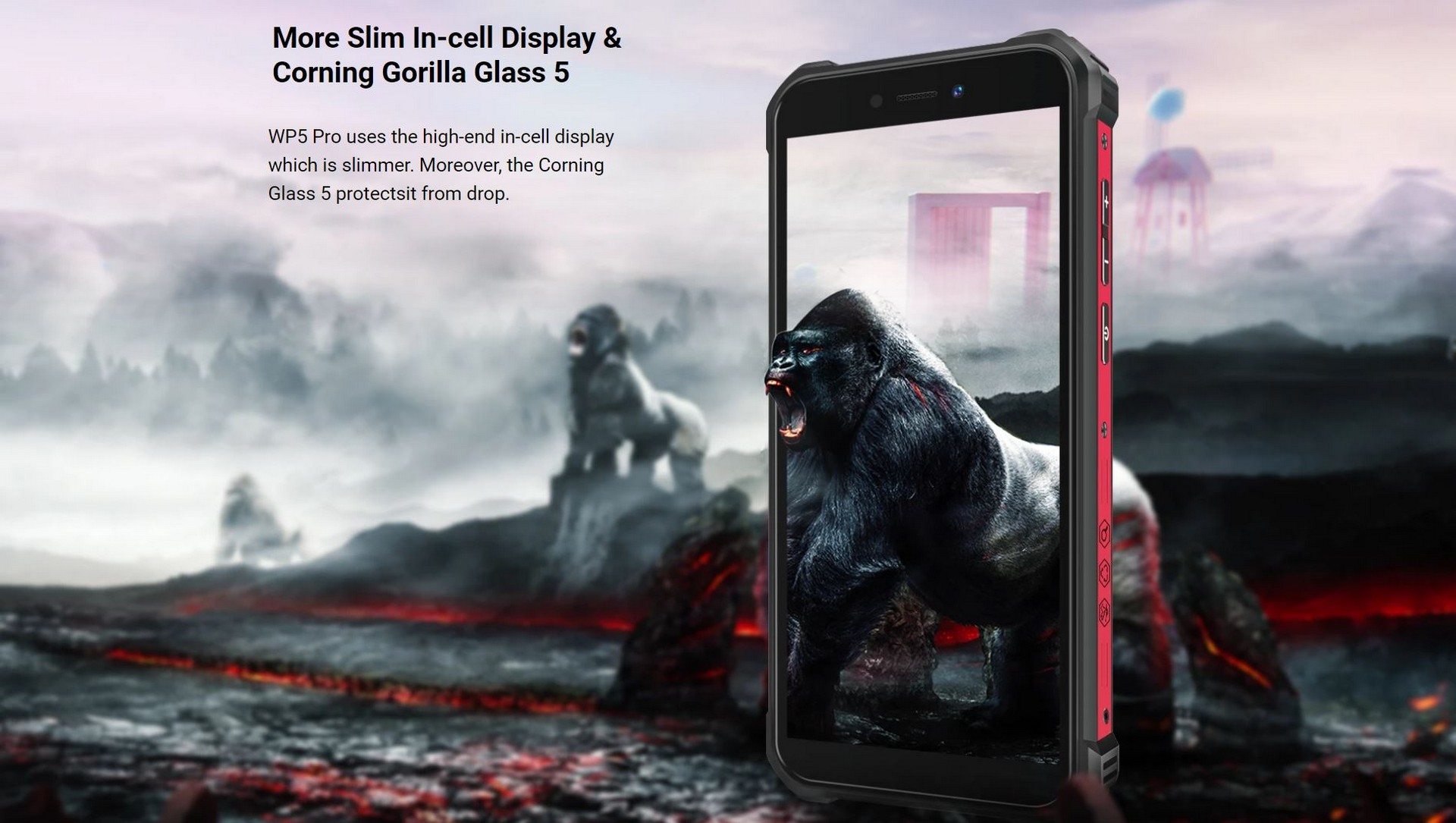 Oukitel WP5 Pro - стекло Corning Gorilla Glass
